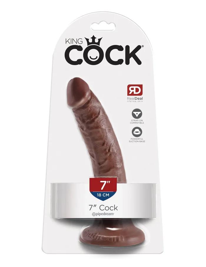 King Cock 7Inch Brown Pipedream Dildos King Cock 7Inch Brown Pipedream Dildos