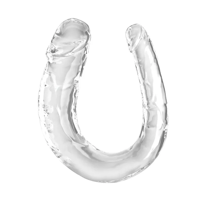 King Cock Dildos King Cock Clear Medium Double Trouble Dildo