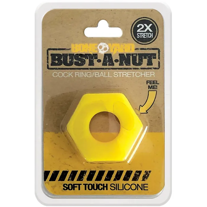 Male Sex Toys Bust a Nut Cock Ring Yellow Rascal Boneyard Male Sex Toys Bust a Nut Cock Ring Yellow Rascal Boneyard