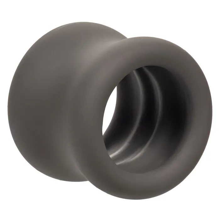 Male Sex Toys CalExotics Alpha Liquid Silicone Scrotum Ring Gray