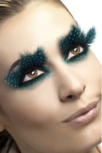 Male Sex Toys Large Aqua Dots Feather Eyelashes Sale Specials