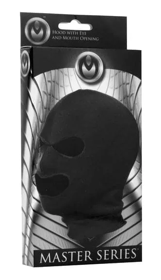 Male Sex Toys Masters Spandex Hood With Eye and Mouth Holes XR Brands Master Series