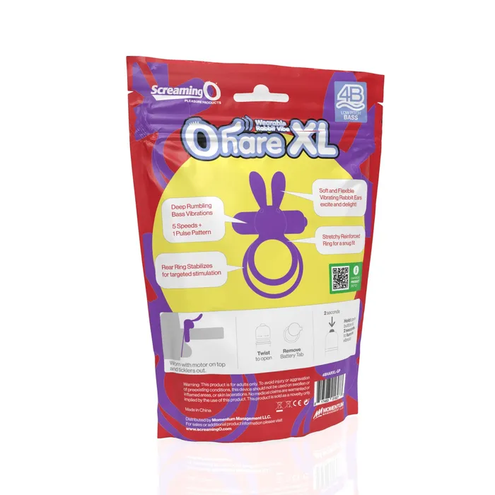 Male Sex Toys Screaming O 4b Ohare XL Grape Male Sex Toys Screaming O 4b Ohare XL Grape