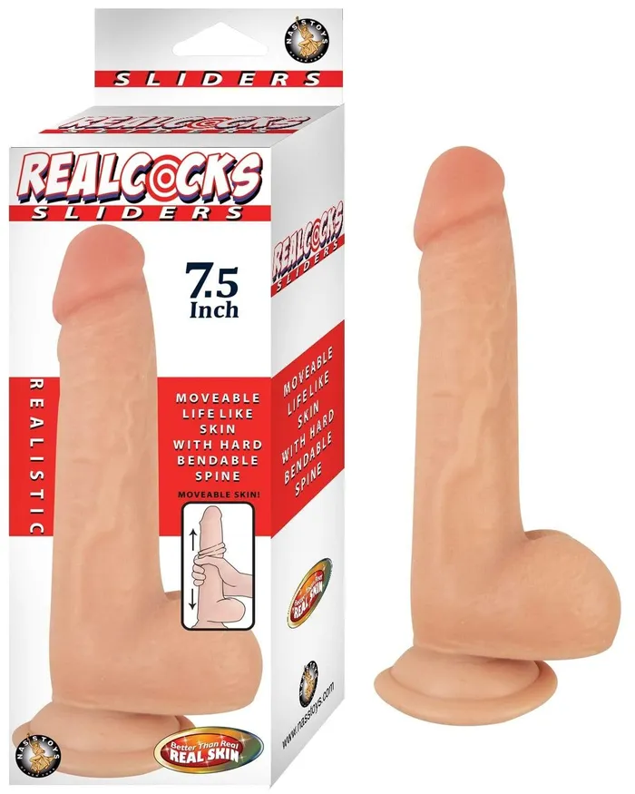 Nasstoys Dildos Realcocks Sliders 75 Inch Flesh