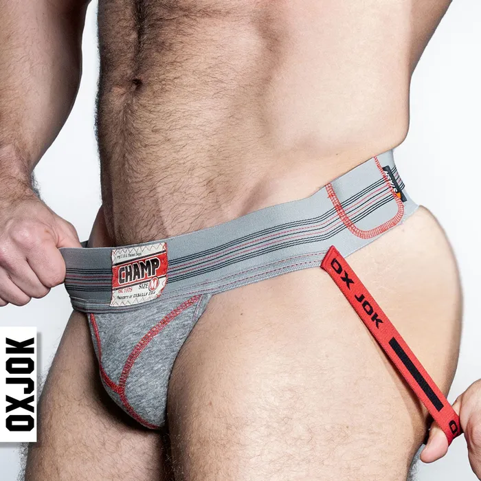 OXJok Male Sex Toys Champ Vintage Sweatshirt Jockstrap Gray Heather Medium OXJok Male Sex Toys Champ Vintage Sweatshirt Jockstrap Gray Heather Medium