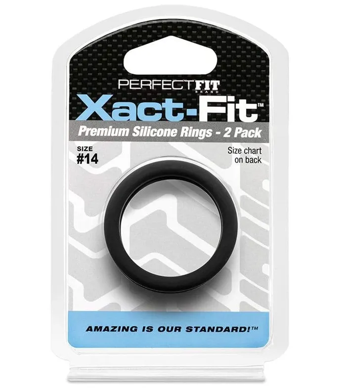 Perfect Fit Male Sex Toys XactFit Ring 2Pack 14