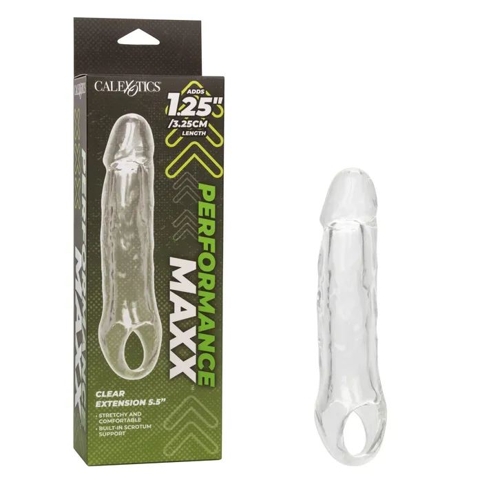 Performance Maxx Clear Extension 55 Inch Clear CalExotics Anal Performance Maxx Clear Extension 55 Inch Clear CalExotics Anal