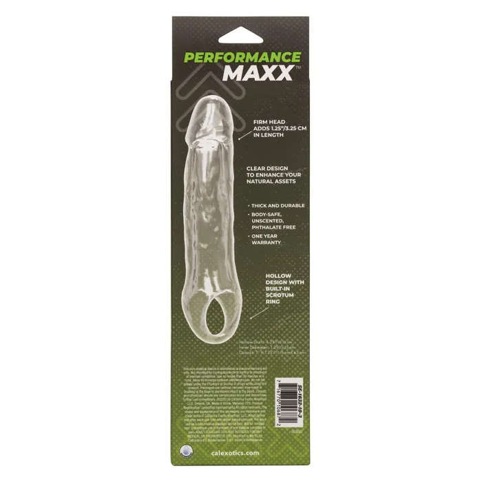 Performance Maxx Clear Extension 55 Inch Clear CalExotics Anal Performance Maxx Clear Extension 55 Inch Clear CalExotics Anal