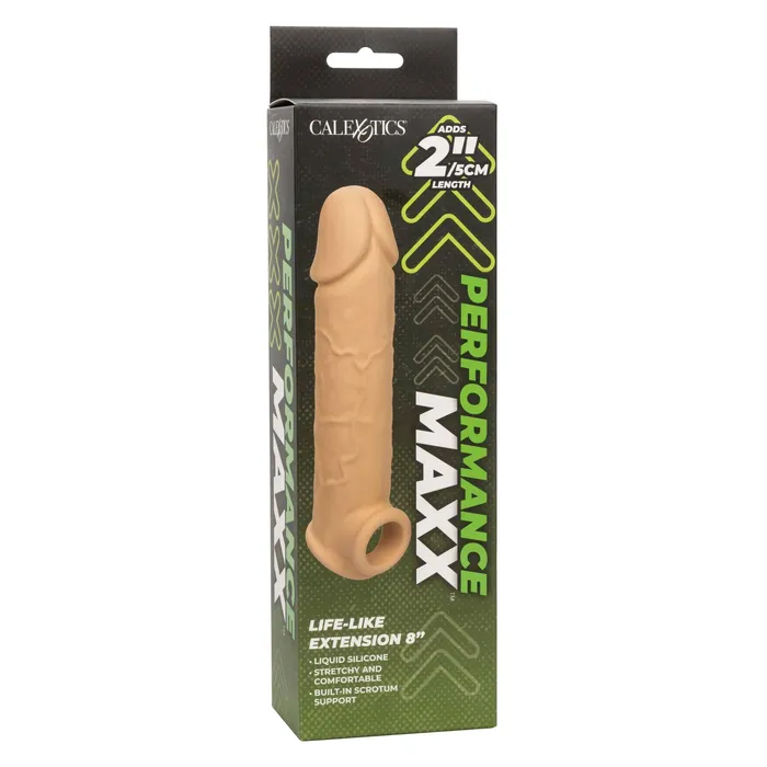 Performance Maxx LifeLike Extension 8 Inch Ivory CalExotics Anal