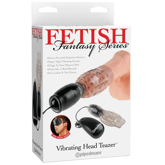 Pipedream Couples Fetish Fantasy Series Vibrating Head Teazer Black