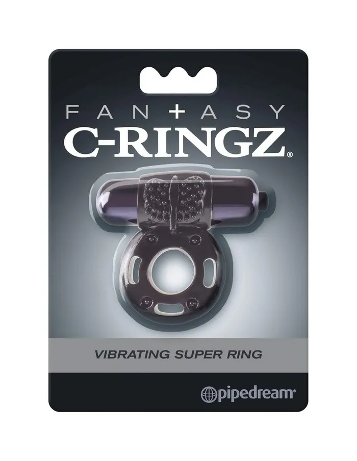 Pipedream Male Sex Toys Fantasy CRingz Vibrating Super Ring Black