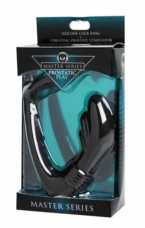 Prostatic Play Nova Silicone Cock Ring and Prostate Vibe XR Brands MS Prostatic Play Male Sex Toys Prostatic Play Nova Silicone Cock Ring and Prostate Vibe XR Brands MS Prostatic Play Male Sex Toys