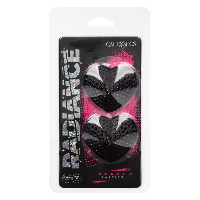 Radiance Heart Pasties Black CalExotics Anal Radiance Heart Pasties Black CalExotics Anal