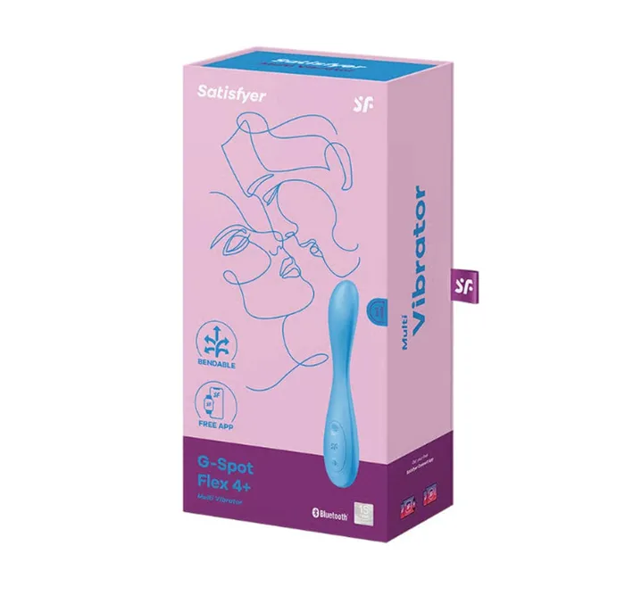 Satisfyer GSpot Flex 4 Connect App Multi Vibrator Blue Satisfyer Vibrators Satisfyer GSpot Flex 4 Connect App Multi Vibrator Blue Satisfyer Vibrators