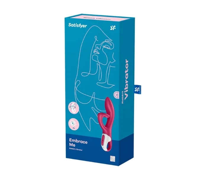 Satisfyer Vibrators Satisfyer Embrace Me Rabbit Vibrator Berry Satisfyer Vibrators Satisfyer Embrace Me Rabbit Vibrator Berry