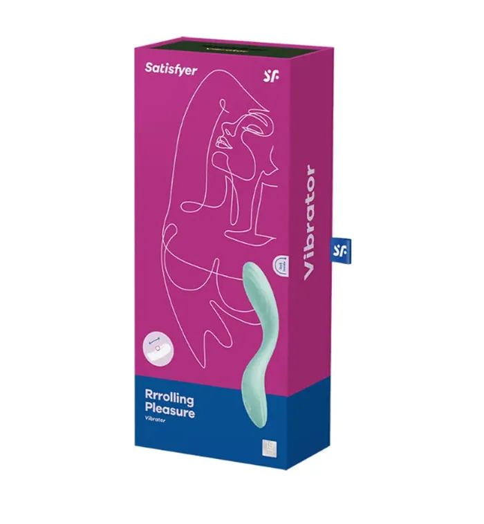 Satisfyer Vibrators Satisfyer Rrrolling Pleasure Vibrator Mint Satisfyer Vibrators Satisfyer Rrrolling Pleasure Vibrator Mint