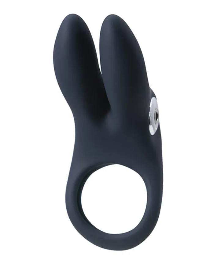 Sexy Bunny Rechargeable Ring Black Pearl VeDO Vibrators