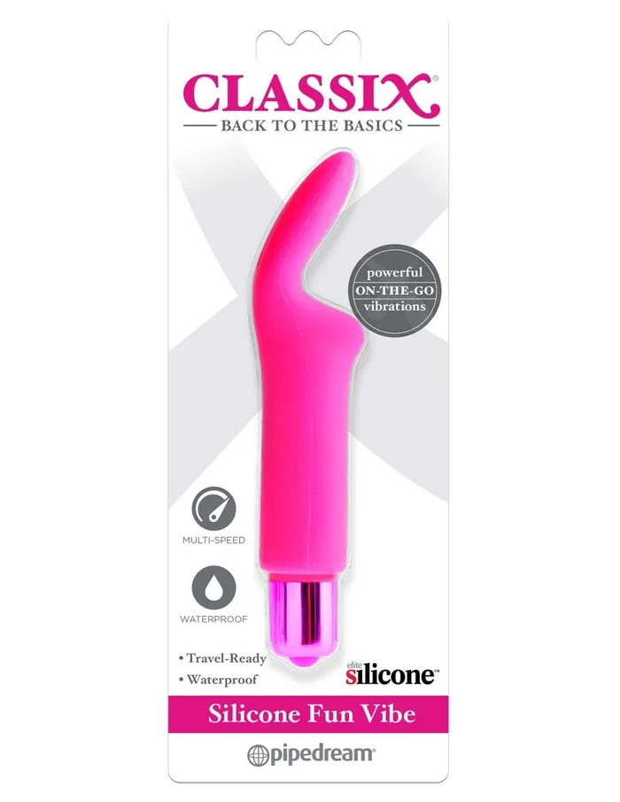 Silicone Fun Vibe Pink Pipedream Vibrators
