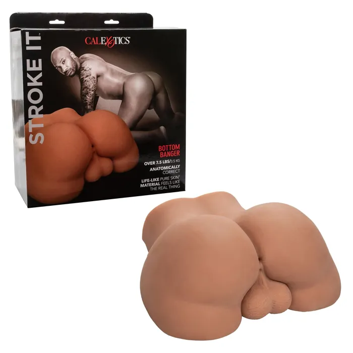 Stroke It Bottom Banger Brown CalExotics Male Sex Toys