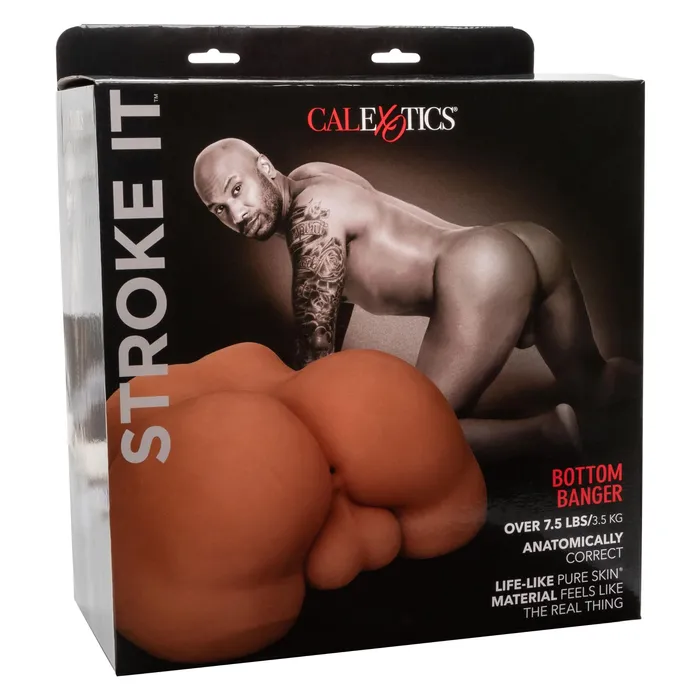 Stroke It Bottom Banger Brown CalExotics Male Sex Toys Stroke It Bottom Banger Brown CalExotics Male Sex Toys