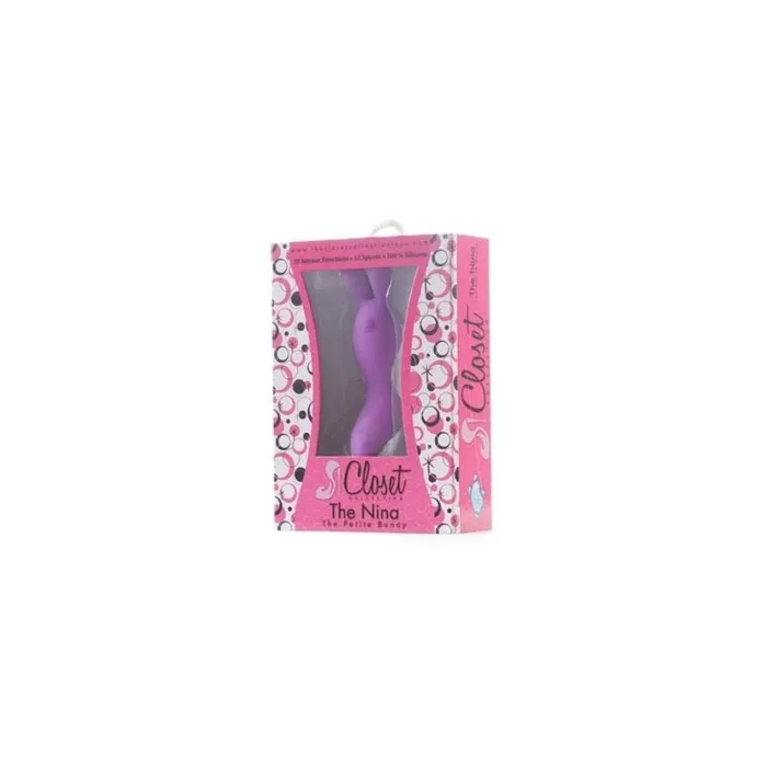 The Closet Collection Vibrators The Nina Petite Bunny Purple