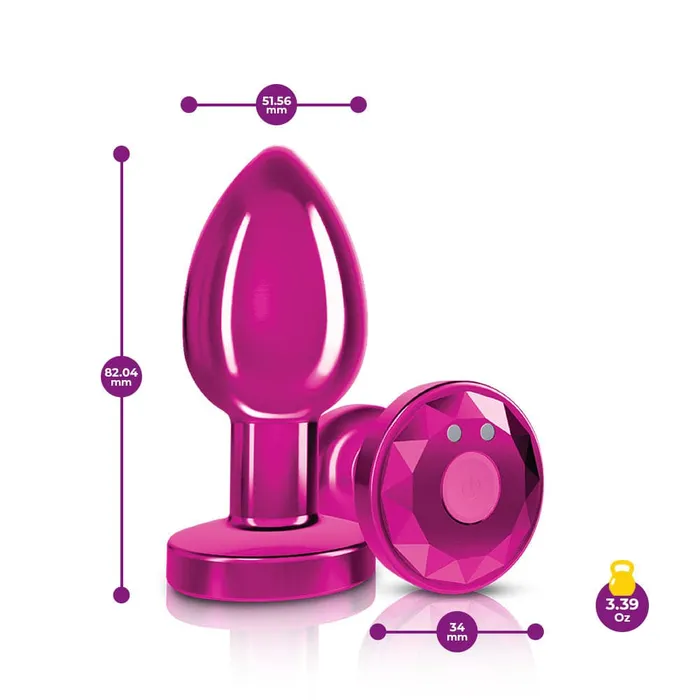 Viben Male Sex Toys Cheeky Charms Rechargeable Vibrating Metal Butt Plug With Remote Control Pink Medium Preorder Only Viben Male Sex Toys Cheeky Charms Rechargeable Vibrating Metal Butt Plug With Remote Control Pink Medium Preorder Only