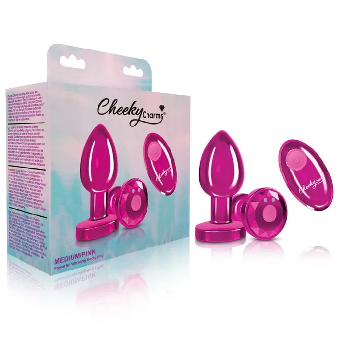 Viben Male Sex Toys Cheeky Charms Rechargeable Vibrating Metal Butt Plug With Remote Control Pink Medium Preorder Only Viben Male Sex Toys Cheeky Charms Rechargeable Vibrating Metal Butt Plug With Remote Control Pink Medium Preorder Only