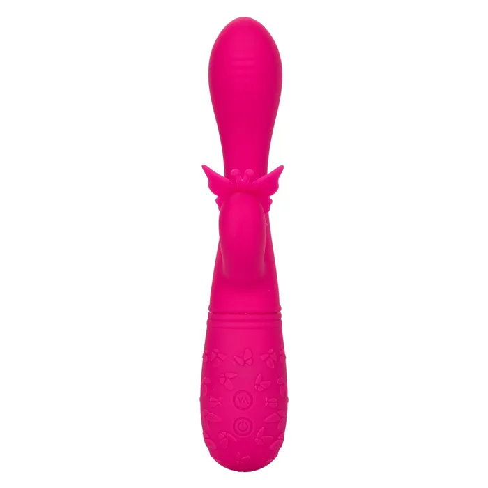 Vibrators CalExotics Rechargeable Butterfly Kiss Flutter Pink