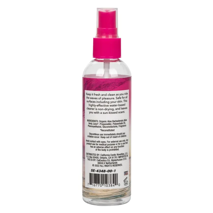 Vibrators California Dreaming Tropical Scent Body Safe Toy Cleaner 4 Oz CalExotics Vibrators California Dreaming Tropical Scent Body Safe Toy Cleaner 4 Oz CalExotics
