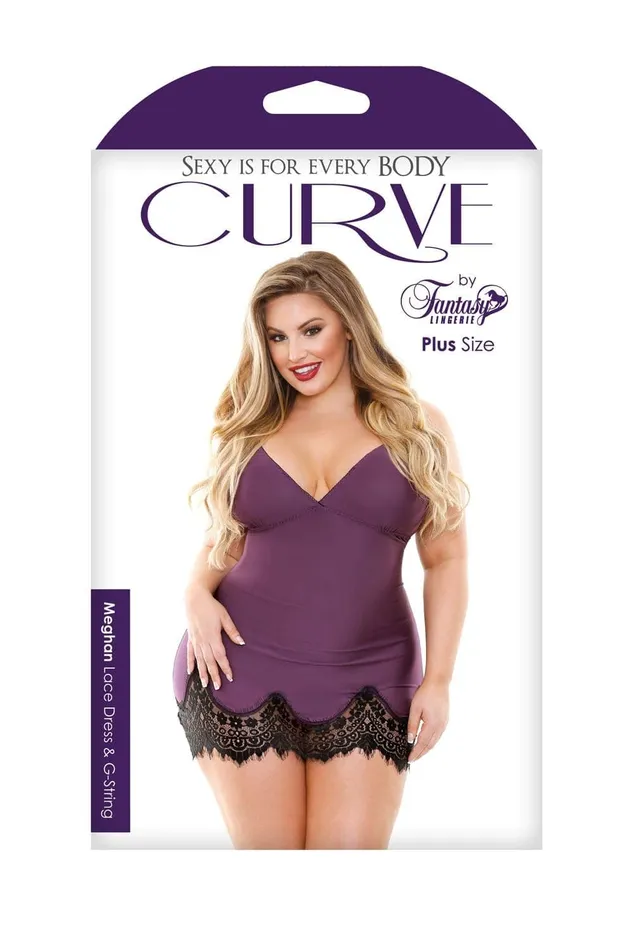 Vibrators Fantasy Lingerie Meghan Chemise GString 1x2x