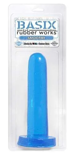 Vibrators Pipedream Basix Rubber Works Smoothy Blue