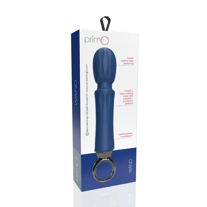 Vibrators Screaming O Primo Wand Rechargeable Vibe Blueberry Vibrators Screaming O Primo Wand Rechargeable Vibe Blueberry