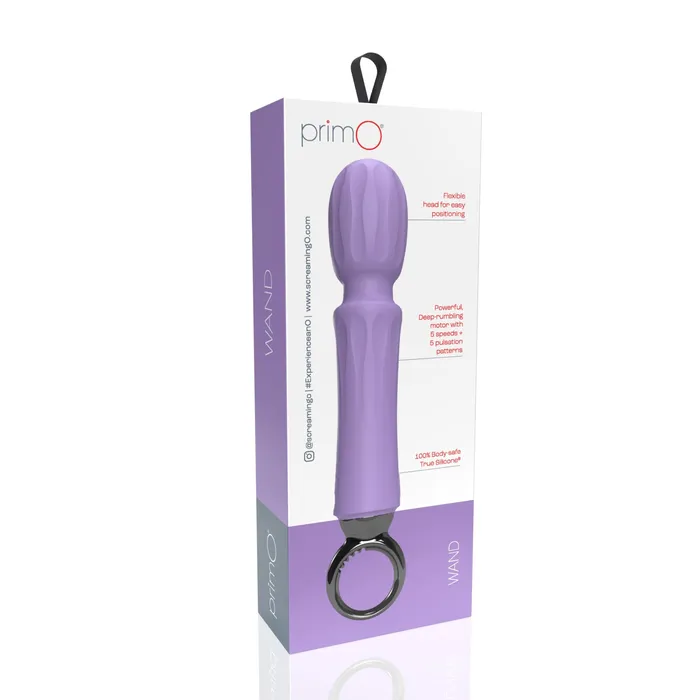 Vibrators Screaming O Primo Wand Rechargeable Vibe Lilac Vibrators Screaming O Primo Wand Rechargeable Vibe Lilac