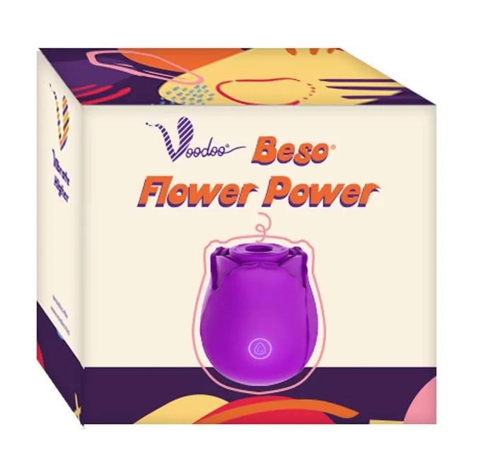 Vibrators Voodoo Toys Voodoo Beso Flower Power Purple Vibrators Voodoo Toys Voodoo Beso Flower Power Purple