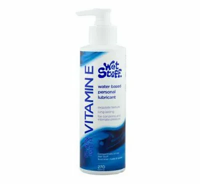Wet Stuff Vitamin E WaterBased Lubricant Wet Stuff Lubricants