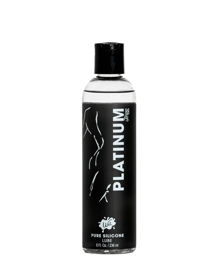 Wet Wet Platinum Silicone Lubricant 8 Oz Male Sex Toys