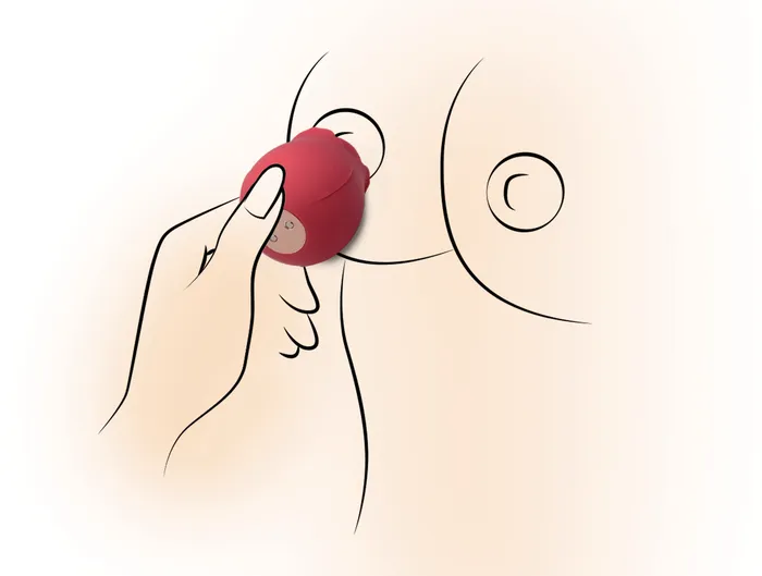 Wild Rose Silicone Clit Sucker XR Brands inmi Vibrators Wild Rose Silicone Clit Sucker XR Brands inmi Vibrators